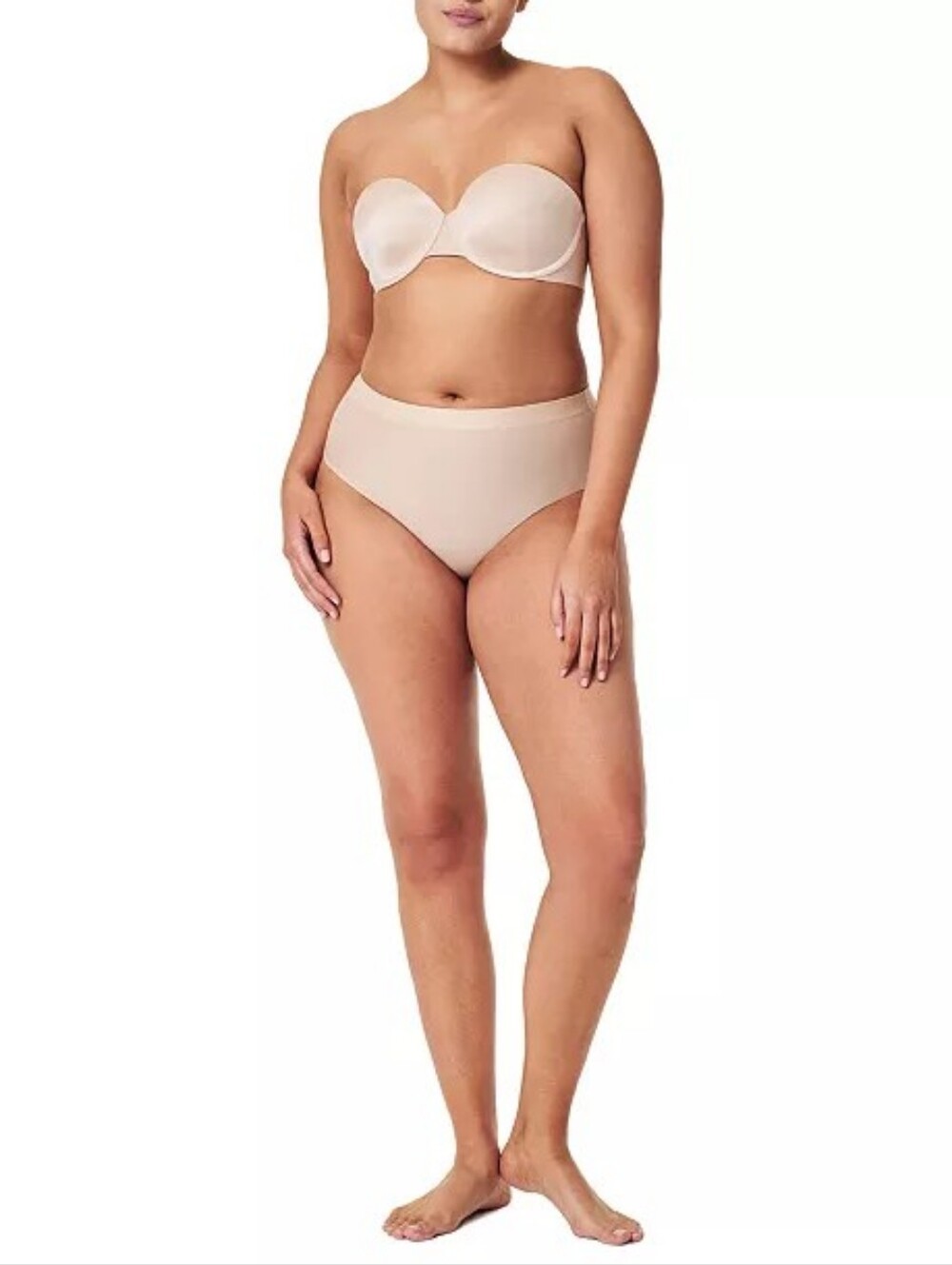SPANX Sheer Control Champagne Beige Bikini 2X